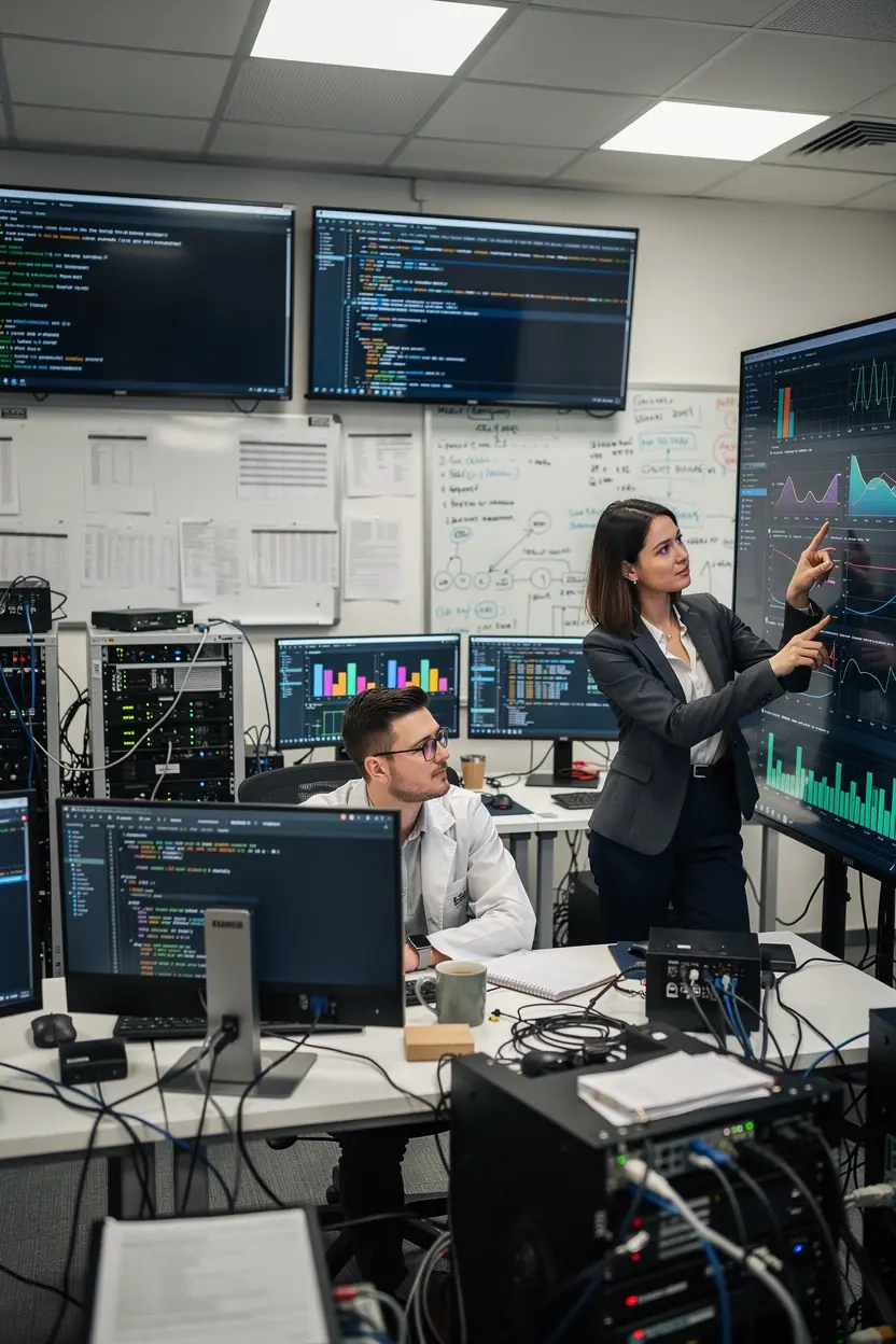 Modern office workspace